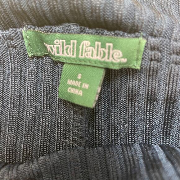 Wild Fable Women's Ribbed Foldover Waistband Flare Leggings Size Small - Picture 5 of 6